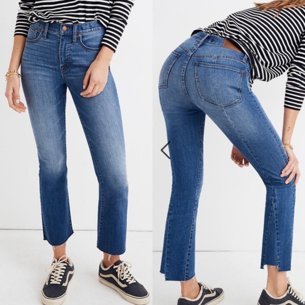 Madewell Cali Demi Boot Cut Jeans Kemper Back Seam